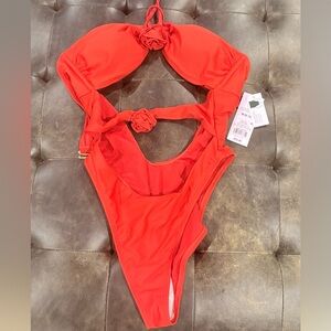Wild Fable Red One Piece Swimsuit